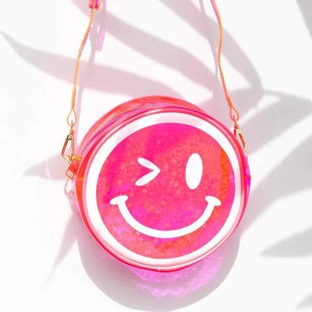 Jelly Fruit Handbag - Pink Winky Face | bewaltz | 7717